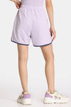 Rosaline Flex Fit Easy Movement Shorts - Pastel Lilac — thumbnail 3